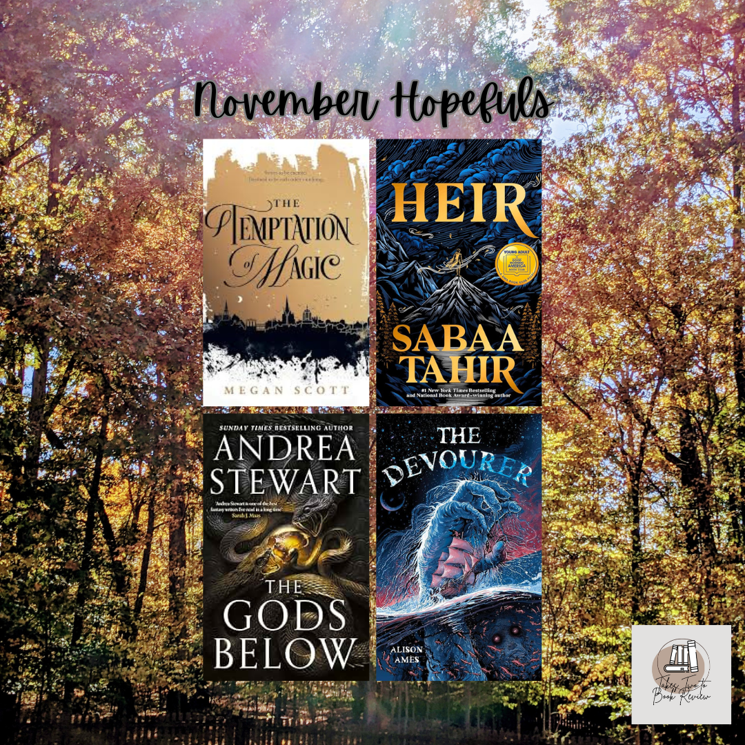 Fall graphic of books to read