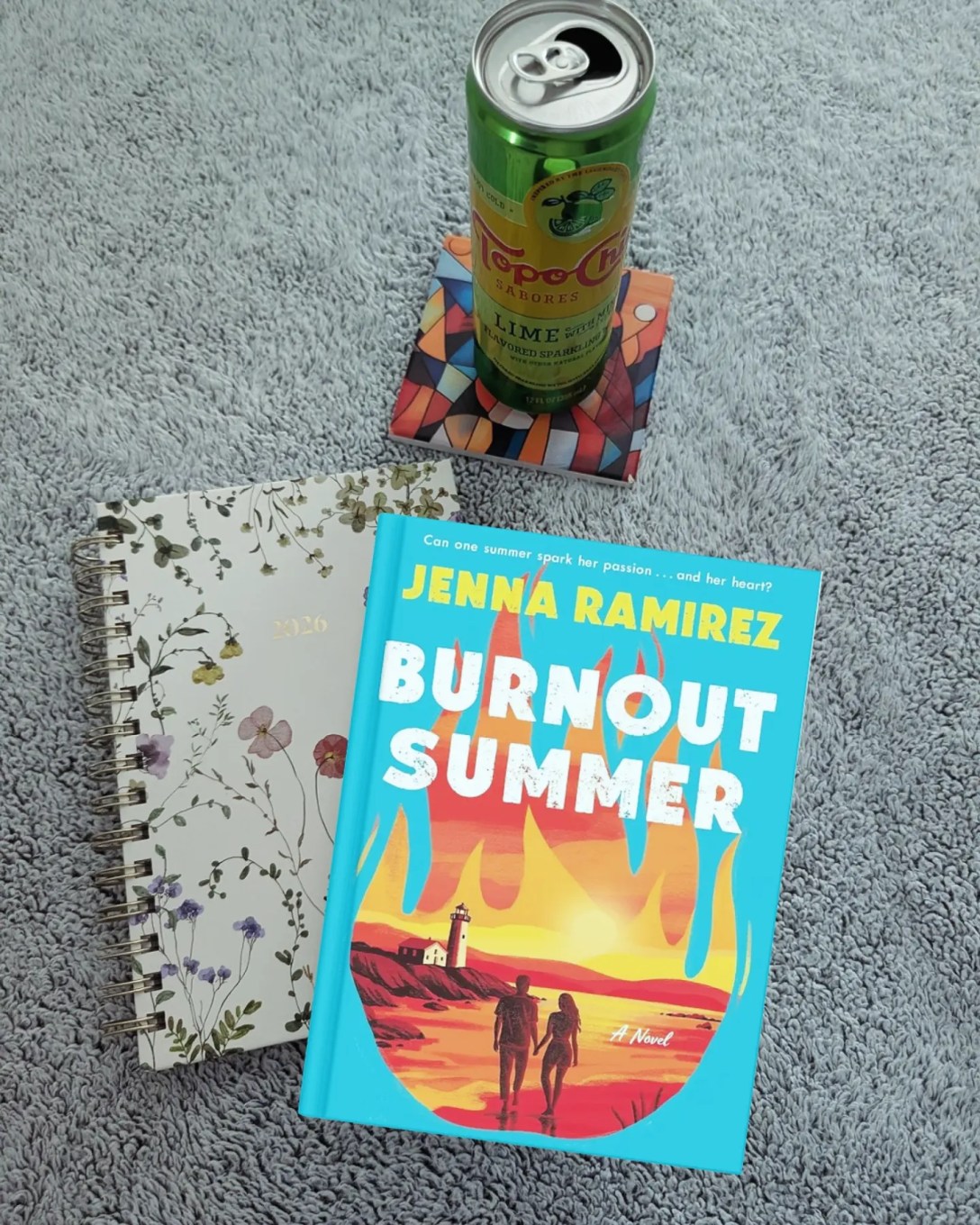 Burnout Summer with Topo Chico and a planner